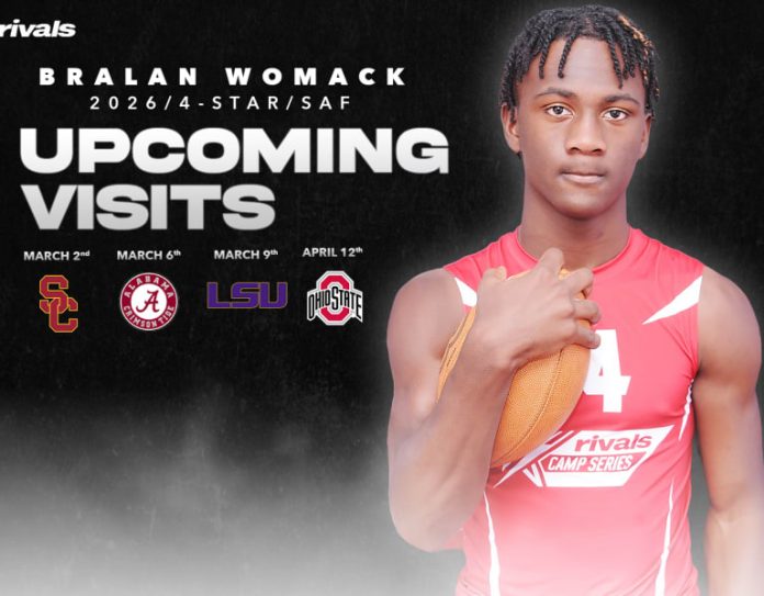 Four-star prospect Bralan Womack confirms spring schedule