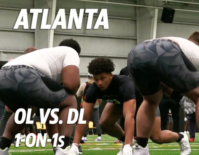 UA Atlanta: OL vs. DL 1on1s