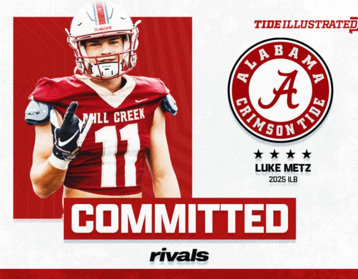 Alabama Stays Hot, Adds Another Four-star LB Recruit In Luke Metz