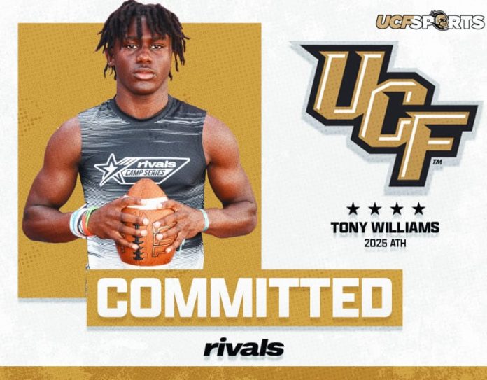 Blue-chip Ath Tony Williams Stays In-state With Ucf Commitment