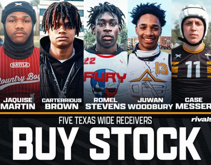Buy Stock: Five Texas Wide Receivers