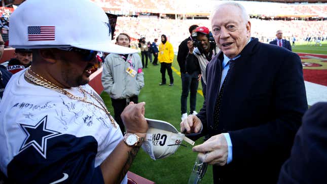 Cowboys owner Jerry Jones has to take a paternity test