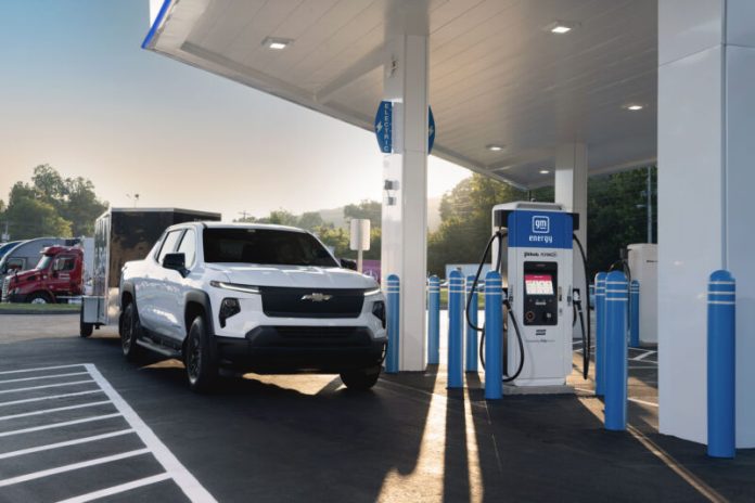 GM uses AI tool to determine which truck stops should get EV chargers