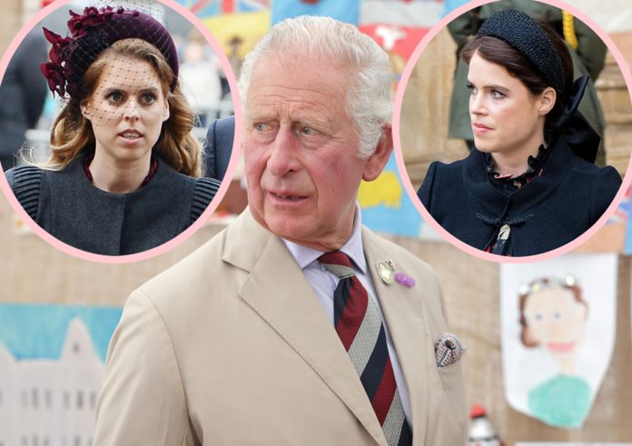 Princess Beatrice & Eugenie ‘Very Upset’ With King Charles Right Now After Snubbing Them For Royal Duties
