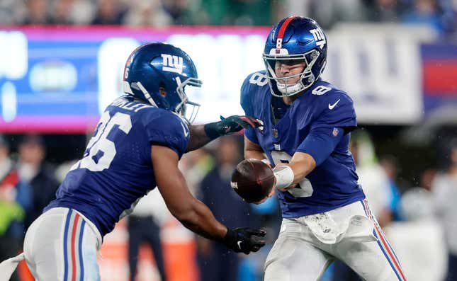 The New York Giants appear ready to hit the reset button