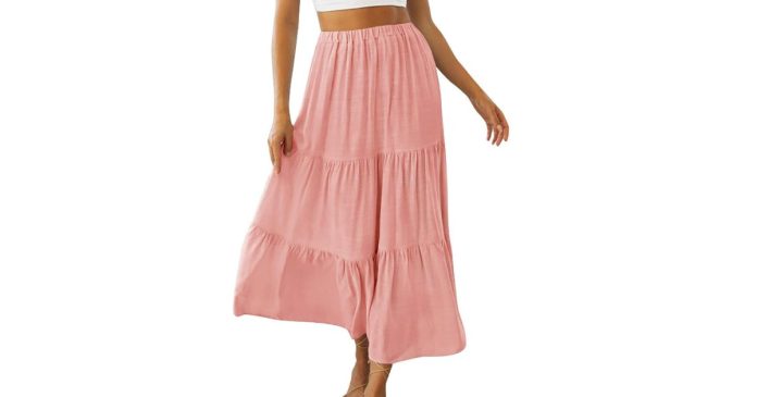 This Spring Maxi Skirt Combines Preppy and Bohemian Styles