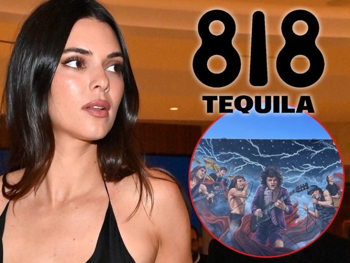 Kendall Jenner's 818 Tequila Slammed for Ruining AC/DC Mural, Sources Say BS