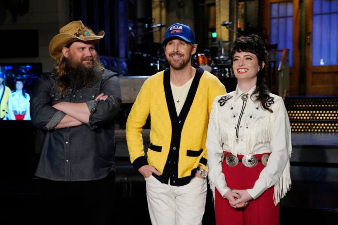 Ryan Gosling And Chris Stapleton Go Way Out West With SNL's Sarah Sherman