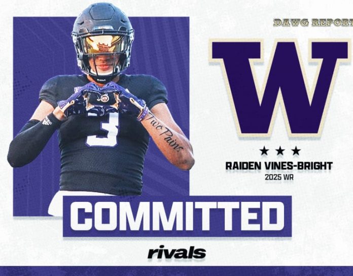 Washington 'the Perfect Fit' For New Commitment Raiden Vines-Bright